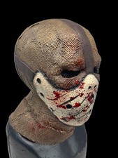 Vogelscheuche Maske Sackleinen