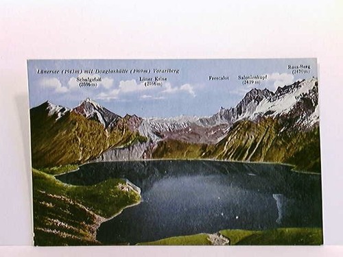 Lünersee mit - ak,