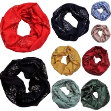 XXL Cotton Loop-Schal Loopschal Halstuch Tuch Schlauchschal  Lebensbaum