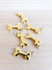 10 x Knochen Anhänger