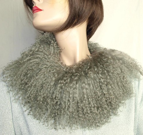 Pelz schal tibetlamm boa loop - schal,