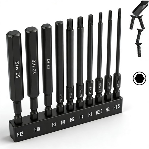 Sechskant bit set stück - set,, 10