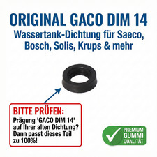 Dichtung Wassertank GACO DIM