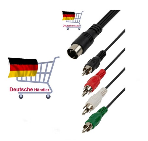 Audio kabel pol din - 1,5m,