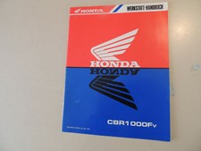Honda CBR 1000 F 1997 Ergänzungs Werkstatthandbuch Reparaturanleitung