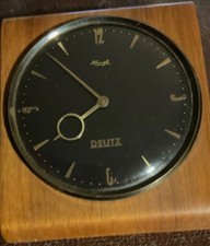 ~ KIENZLE VINTAGE Borduhr ~ BUGHOLZ ~ Holz/Messing ~ DEUTZ ~ 8 Tageswerk ~