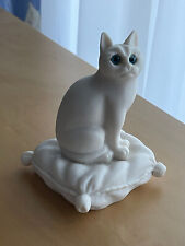 ??? Katze mit blauen Augen / Katzenfigur / Deko / Dekoration