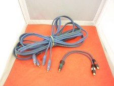 Esoteric High End Plattenspieler Chinch Kabel ca. 5m mit Erdung + Cinch Adapter