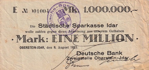 Oberstein deutsche bank 1 - -,