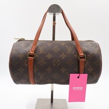 Louis Vuitton Papillon 26 Monogram Braun Canvas Beige Trageriemen