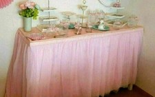 Tüll Tischumrandung Skirting