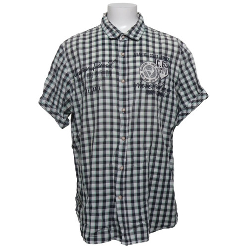 Camp david blue kurzarmhemd - camp,