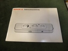 Anleitung Minox C Kamera