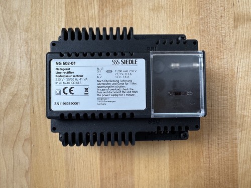 Siedle 602 netzgerät - siedle, ng