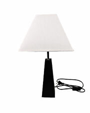 Landhaus Holz Nachttischlampen Schreibtischleuchte Antik Barock 50 cm Lampe 19-9