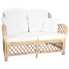 2-Sitzer-Sofa Rattan Couch
