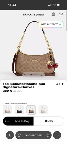 Coach teri shoulder bag - coach,