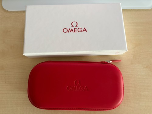 Omega reiseetui rot uhrenetui - reiseetui,