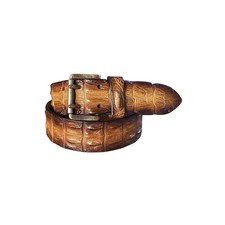 Gürtel krokodilleder bicolor - gürtel,