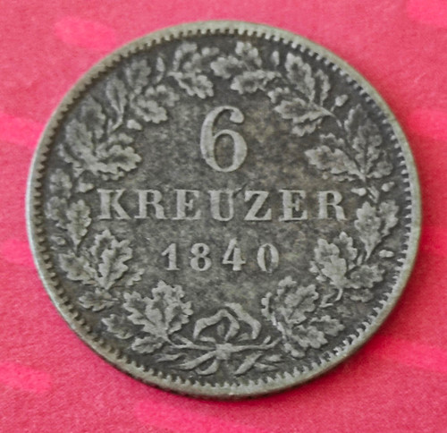Münze württemberg kreuzer - münze, 6