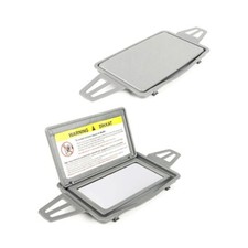 Sonnenblenden Spiegel Rahmen Halterung Hellgrau für MERCEDES E-KLASSE W211 S211