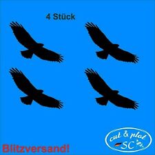 4 Fenster Vogelschutzaufkleber Wintergarten Vogel Warnvögel Vogelsticker SC046