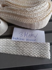 Schrägband Einfassband mit Falz Cremebeige Basteln Nähen