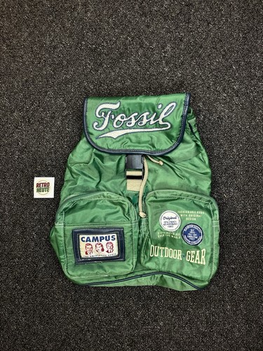 Vintage fossil rucksack grün - rucksack,