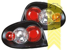 Rückleuchten Heckleuchten für Renault Megane 1 Coach Cabrio 3D-Optik schwarz