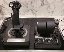 Logitech X56 H.O.T.A.S.Flight Control System for Simulations