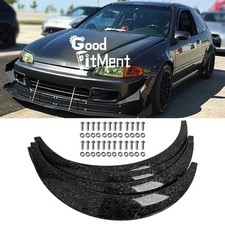 4x Flexibel Kotflügelverbreiterungen Radkästen Breiter Kotflügel Für Honda Civic