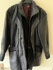 Damen echt leder  Mantel  48