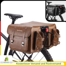WEST Biking Retro Fahrradtasche 20L Gepäckträger Doppelseitig Wasserdicht