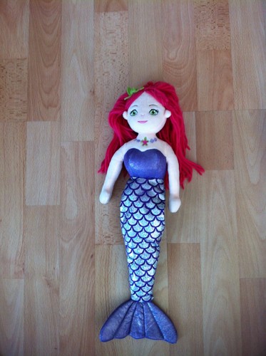 Stoff puppe mermaid sea - puppe,