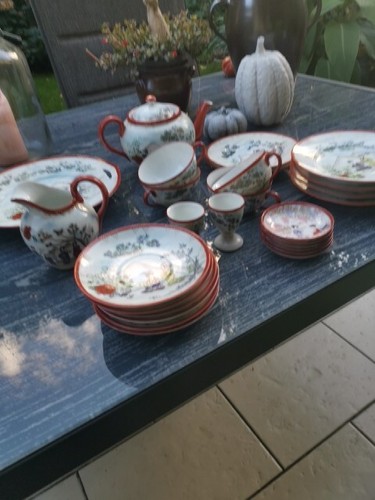 Chinesisches teeservice mit - chinesisches,