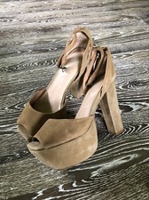 Heels 37 Campbell cognac-braun Plateau