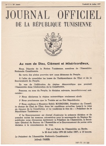 Erklärung der tunesischen - erklärung,