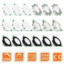 4W 5W LED Einbaustrahler Decken Leuchte Flach Strahler Dimmbar 230V Einbau Spot