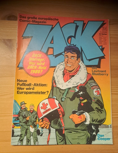 Comic zack heft 1980 - gf,