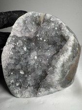 Top Graue Natur Amethyst Druse