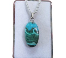 Malachit Chrysokoll Cabochon