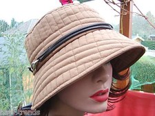 Damen Hut Mütze Beige Cremeweiss Kofferhut Reisehut Sonnenschutz Farbauswahl