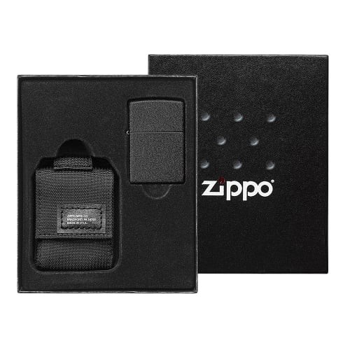 Zippo black crackle - zippo, mit