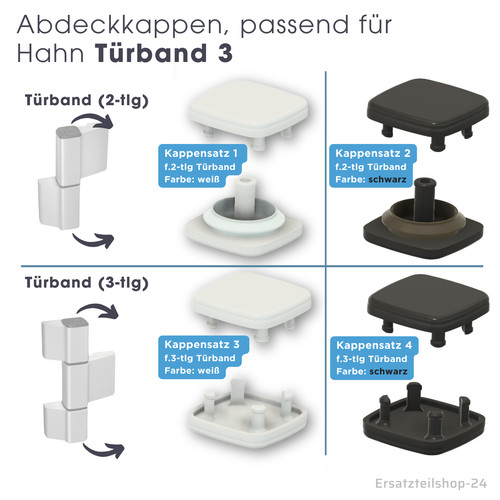 Abdeckkappen passend für hahn - abdeckkappen,