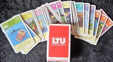 LTU Werbe- Kinderquartett Flugzeug Ballon Schlitten U-Boot.... 36 Karten vollst.