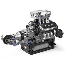 Mould King 10206 V8 Engine Motor Bausatz Klemmbausteine Spielzeug That Runs