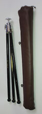 vintage Taschen-/Teleskopstativ, Dreibein, Panorama Schwenkkopf,Tasche, 30iger