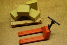 ✿ Playmobil ♥ Hubwagen ♥ Palette ♥ Heuballen ♥ Bauernhof