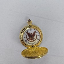 Taschenuhr Goldfarben Adler