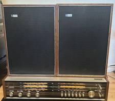 Philips RH 781 Radio/ Stereo Steuergerät +  Philips RH 482 Vintage Lautsprecher
